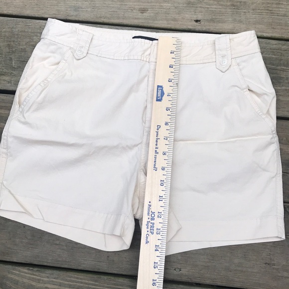 J Crew Cream Banana Yellow Button Shorts Sz 6 - Picture 4 of 8